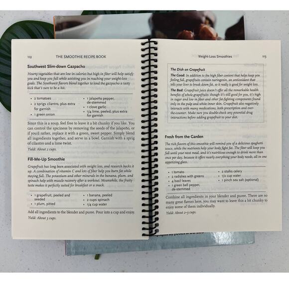 The Smoothie Recipe Book Sweet & Easy Vegan Cookbook Kitchen Cooking Hardcover - Picture 6 of 9